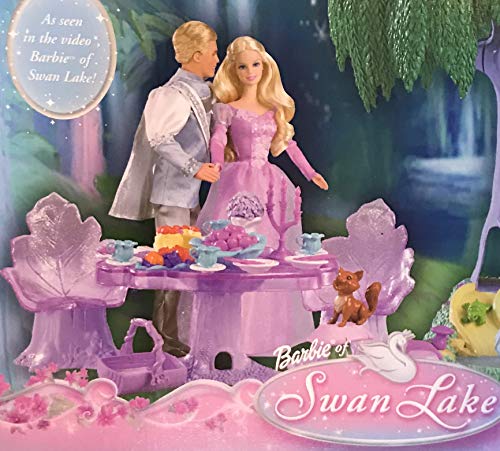 Barbie Swan Lake ENCHANTED FOREST Playset w 6 Animal Friends, Swing & MORE! (2003)