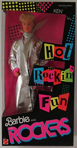 1986 Mattel Barbie - Hot Rockin' Fun Barbie & Rockers - Blonde Ken