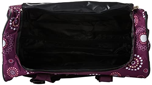 Rockland Rolling Duffel Bag, Purple Pearl, 22-Inch