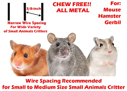 New Medium 3 Levels Guinea Pigs Gerbils Hamsters Rats Mice Ferret Chinchilla Sugar Glider Animal CritterCage