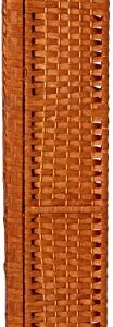 Oriental Furniture 53" Natural Fiber Shelving Unit - Honey