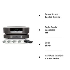 Bose® Wave® Music System with Multi-CD Changer - Titanium Silver