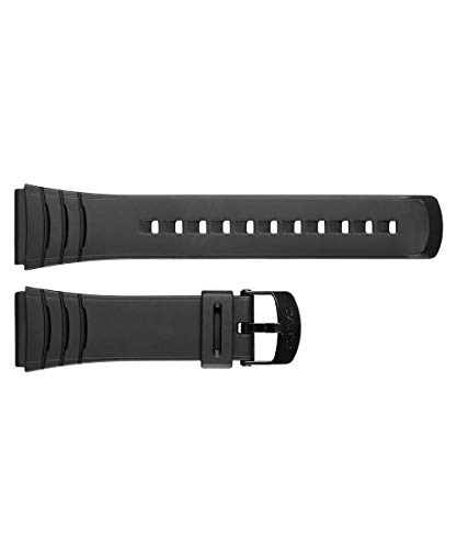 Casio 10169264 Genuine Factory Replacement Resin Watch Band fits DBC-32-1A DBC-32-9A DBC-32C-1 DBC-32C-1B,Black