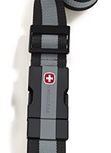 SwissGear Adjustable Luggage Strap with Snap-Lock Buckle - Fits Bags up to 72-Inches , Black