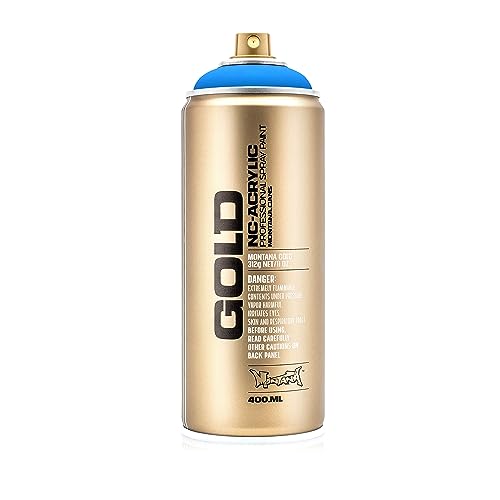 Montana Cans Montana GOLD 400 ml Color, Flame Blue Spray Paint,MXG-F5000, 13.5 Fl Oz (Pack of 1)