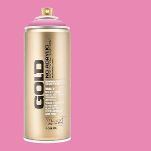 Montana Cans Montana GOLD 400 ml Color, Shock Pink Light Spray Paint,MXG-S4000, 13.5 Fl Oz (Pack of 1)