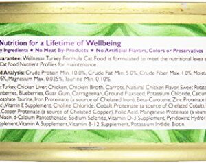 Wellness Natural Pet Food Complete Health Grain Free Wet Canned Cat Food, Turkey, 5.5 Ounce (Packaging may vary)