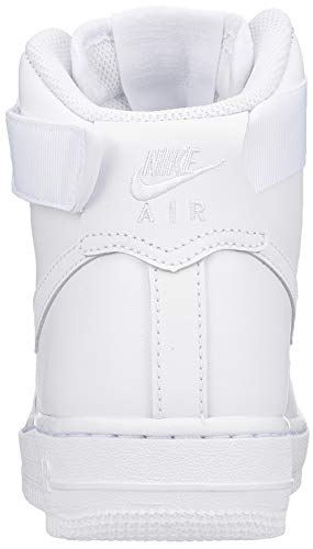Nike Women's AIR Force 1 HIGH Casual Shoes (7, White/White/White)