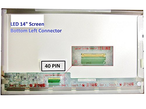 TOSHIBA SATELLITE E205-S1980 LAPTOP LCD SCREEN 14.0" WXGA HD LED DIODE (SUBSTITUTE REPLACEMENT LCD SCREEN ONLY. NOT A LAPTOP )