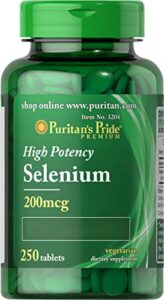 puritan's pride selenium 200mcg