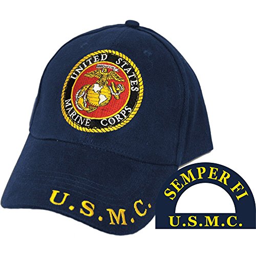 United States Marine Corps Eagle Globe & Anchor Hat Black