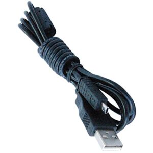 hqrp usb cable/cord compatible with olympus fe-320, fe-330, fe-340, fe-350, fe-360 digital camera