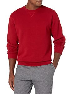 russell athletic men's dri-power fleece sweatshirt, cardinal, xx-large