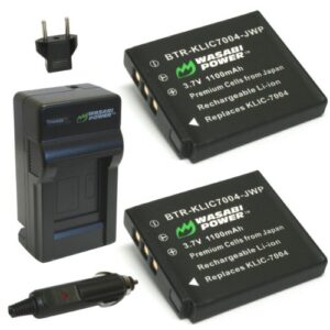 wasabi power battery (2-pack) and charger for fujifilm np-50, bc-50, bc-45w and fuji finepix f50fd, f60fd, f70exr, f75exr, f80exr, f85exr, f100fd, f200exr, f300exr, f305exr, f500exr, f505exr, f550exr, f600exr, f605exr, f660exr, f665exr, f750exr, f770exr,