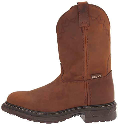 Rocky Men's Original Ride Western Boot, Trail Brown, 7