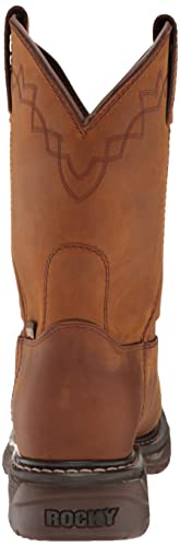 Rocky Men's Original Ride Western Boot, Trail Brown, 7