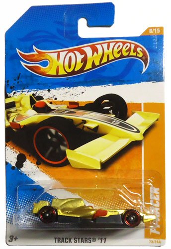 2011 Hot Wheels F1 RACER 8/15 Track Stars #73 gold indy car