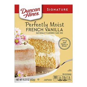 duncan hines cake mix, french vanilla, 16.5 ounce (pack of 12)