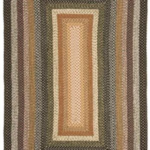 SAFAVIEH Braided Collection Area Rug - 6' x 9', Multi, Handmade Country Cottage Reversible, Ideal for High Traffic Areas in Living Room, Bedroom (BRD308A)