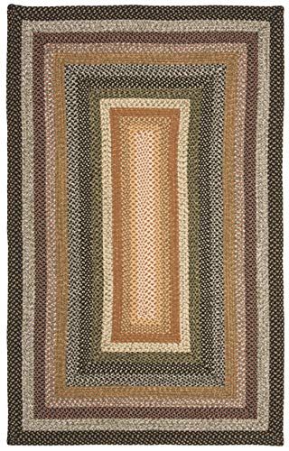 SAFAVIEH Braided Collection Area Rug - 6' x 9', Multi, Handmade Country Cottage Reversible, Ideal for High Traffic Areas in Living Room, Bedroom (BRD308A)