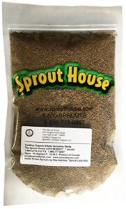 the sprout house certified organic non-gmo sprouting seeds alfalfa 1 pound