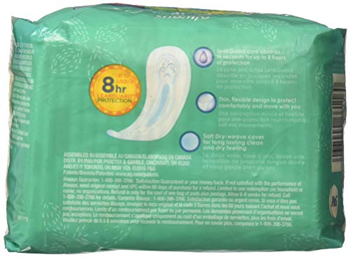 Always Pads, Ultra Thin, Without Wings, Regular 22 Pads