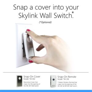 SK-8 Wireless DIY 3-Way On Off Anywhere Lighting Home Control Wall Switch Set - No neutral wire required