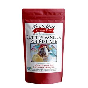 gluten free buttery vanilla pound cake mix