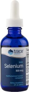 trace minerals | liquid ionic selenium 300 mcg dietary supplement | antioxidant, supports immunity, thyroid health | vegan, gluten free, non-gmo | 2 fl oz (1 pack), 48 servings
