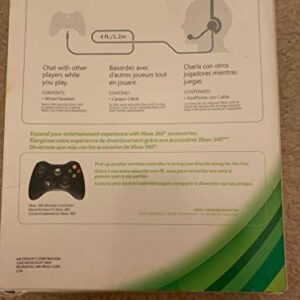 Microsoft Xbox 360 P5F-00001 Headset - In-Line Volume Control, Boom Microphone