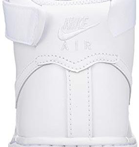 Nike Women's AIR Force 1 HIGH Casual Shoes (8.5, White/White/White)