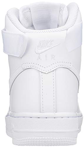 Nike Women's AIR Force 1 HIGH Casual Shoes (8.5, White/White/White)