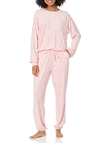 PJ Salvage Loungewear Barbie-Fashions Pajama Pj Set, Pink, S (Women's 4) Apparel