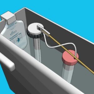 PF WaterWorks PF0550 FlushSMART Toilet Tank Optimizer Insert/Bag, Saves 1/2 to 3/4 Gallon Water per Flush, White