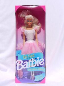 my first barbie doll - easy-to-dress ballerina (1992)