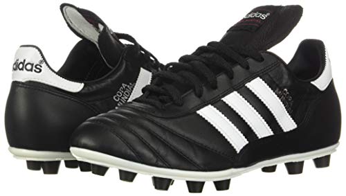 adidas mens Copa Mundial Soccer Shoe, Black/White/Black, 10.5 Women 9.5 Men US