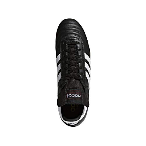 adidas mens Copa Mundial Soccer Shoe, Black/White/Black, 10.5 Women 9.5 Men US