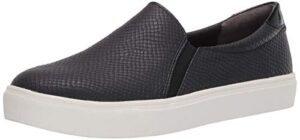 dr. scholl's shoes womens nova slip on fashion sneaker,black,8.5