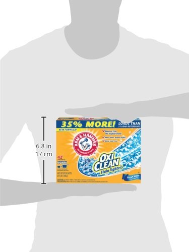 Arm & Hammer Plus OxiClean Powder Laundry Detergent, Fresh Scent, 45 Loads