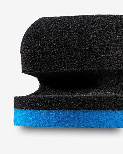 Adam's Blue Hex Grip Applicator - for Hand Polishing, Scratch Remover, Swirl Remover Scuff Removal