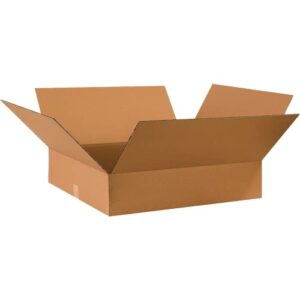 aviditi shipping boxes medium 28"l x 24"w x 6"h, 10-pack | corrugated cardboard box for packing, moving and storage  28x24x6