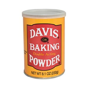 davis double acting baking powder, 8.1 ounce