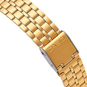 Casio Collection Women's Watch A159WGEA, Black/Gold, 36.8 x 33.2 x 8.2 mm, Bracelet (A159WGEA-1EF)