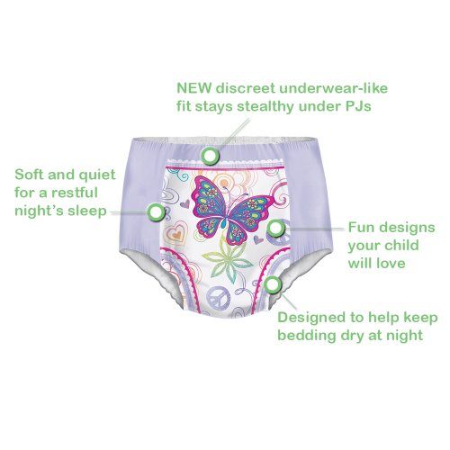 GoodNites Girls Underwear Large/Extra Large, Girl, 20 Count (Pack of 3) Packaging May Vary