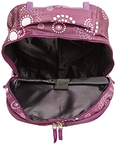 Rockland Single Handle Rolling Backpack, Purple Pearl, 19-Inch