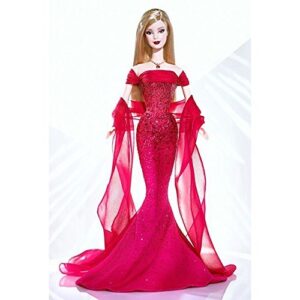 july/ruby birthstone collection barbie doll