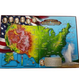 Natural Wonders America's National Park Quarters Collection Map