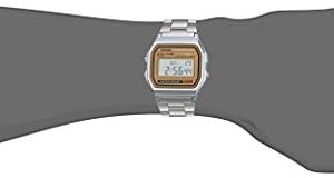 Casio Men's A158WEA-9CF Casual Classic Digital Bracelet Watch, Silver