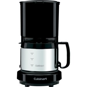 4-Cup Coffeemaker with Brushed Stainless Carafe