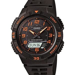 Casio Men's AQS800W-1B2VCF "Slim" Solar Multi-Function Ana-Digi Sport Watch